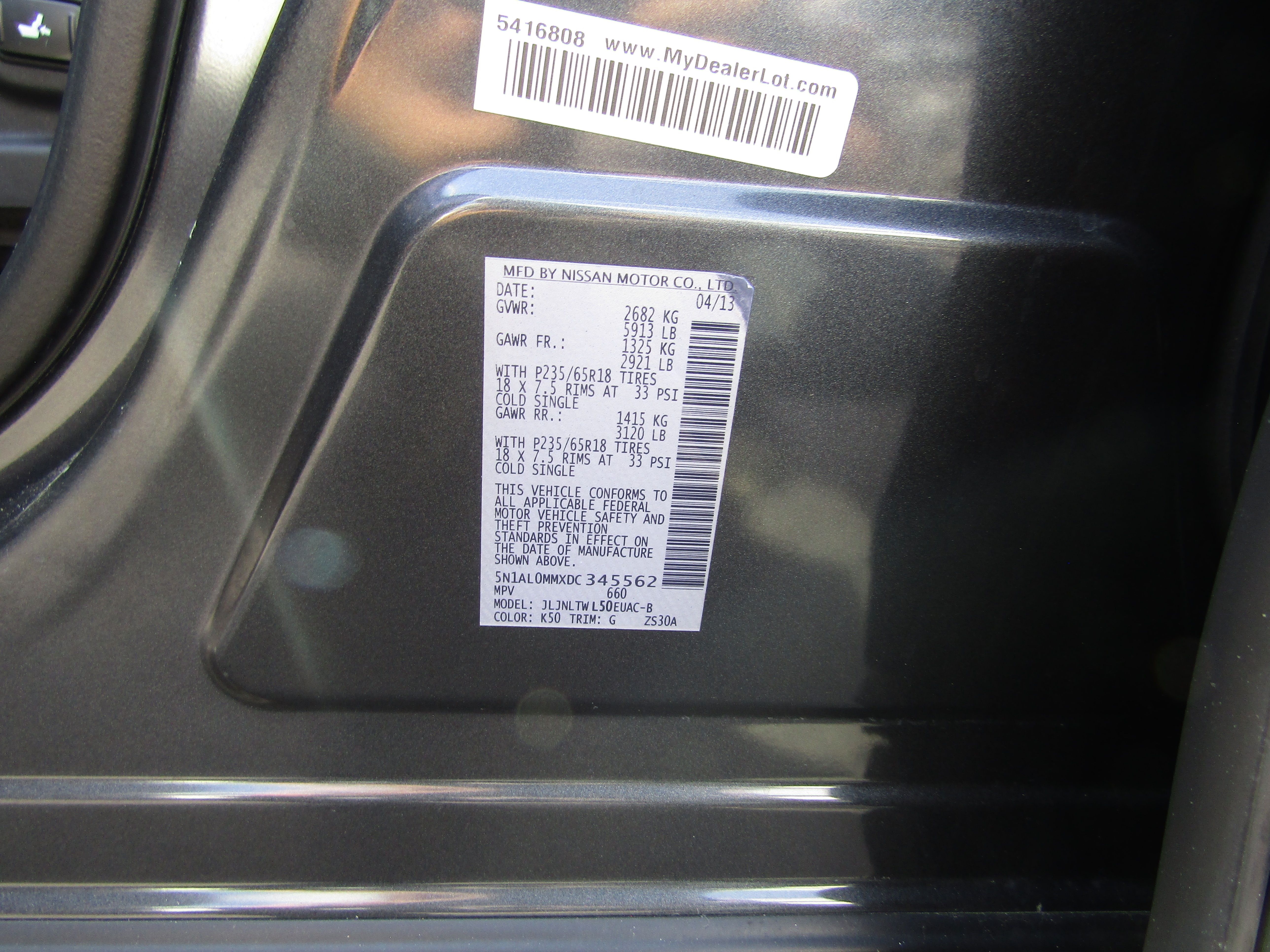 AJA Auto Sales Inc 2013 INFINITI JX35 for sale in 77587